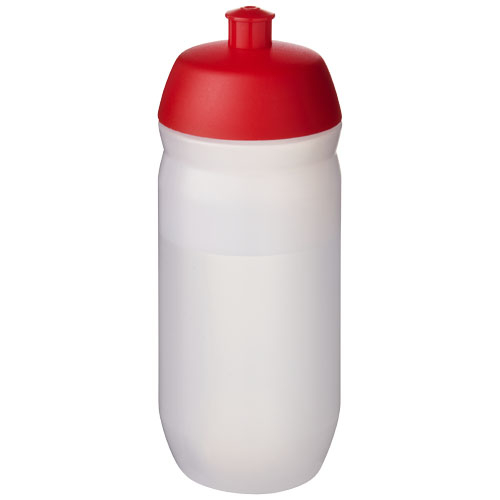 Bouteille de sport publicitaire 500 ml HydroFlex™ Clear Rouge givré